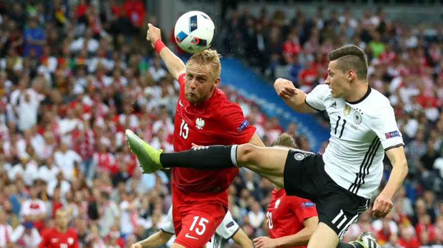Reparto de puntos entre Alemania y Polonia. Foto Uefa