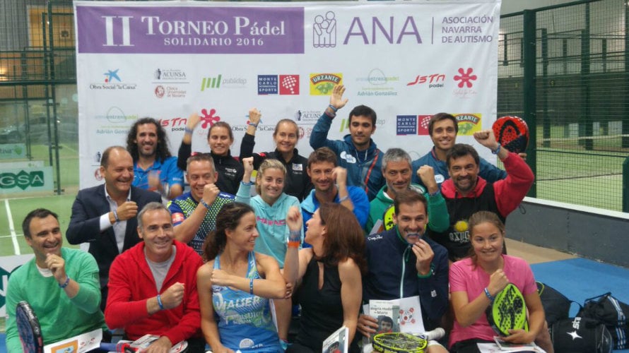 Torneo de pádel en Pamplona. Twitter.