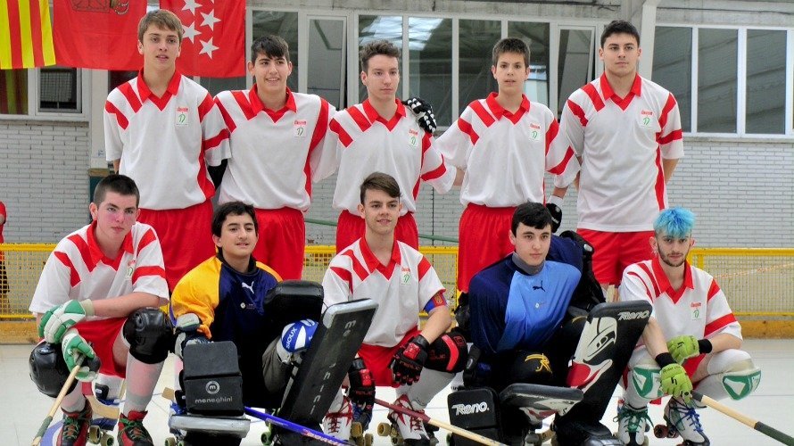 Foto de la Selección Navarra de Hockey.