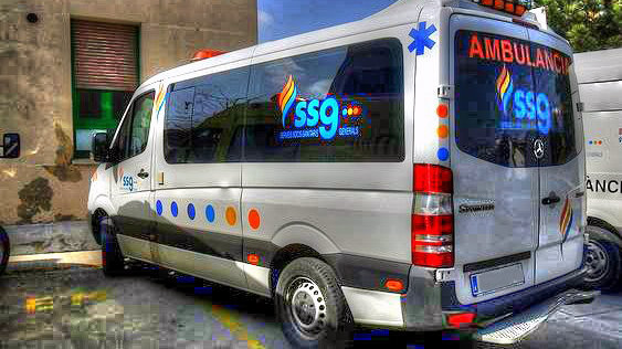 Ambulancia de SSG.