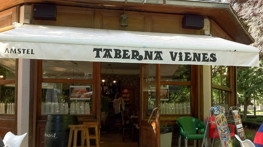 Taberna Vienés, en la Taconera de Pamplona.
