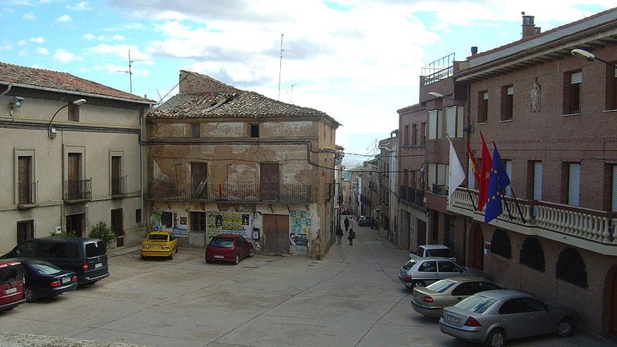 Imagen del Ayuntamiento de Cárcar, Navarra. Cornava