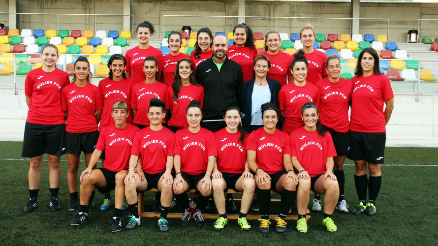 Plantilla del equipo Mulier FCN 2016-17.