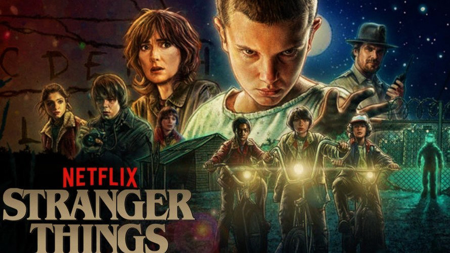 Stranger Things - Cartel promocional de la serie de Netflix