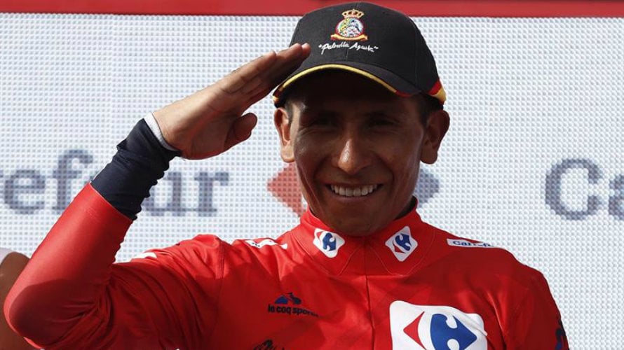 Nairo Quintana ya tiene la Vuelta 2016 en el bolsillo. Efe.