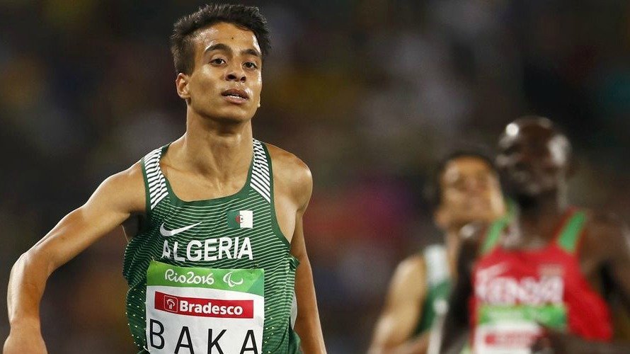 El atleta Abdellatif Baka obtiene el récord del mundo en los 1.500 paralímpicos