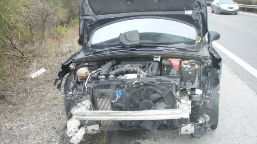 Un accidente en Berrioplano finaliza con dos imputaciones por conducción temeraria. PFORAL