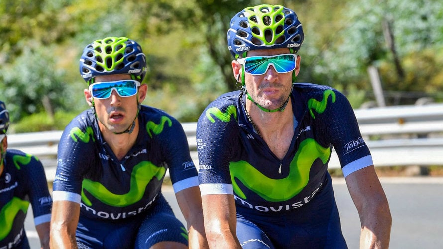 Movistar team renueva a cuatro ciclistas.  Foto Movistar team.