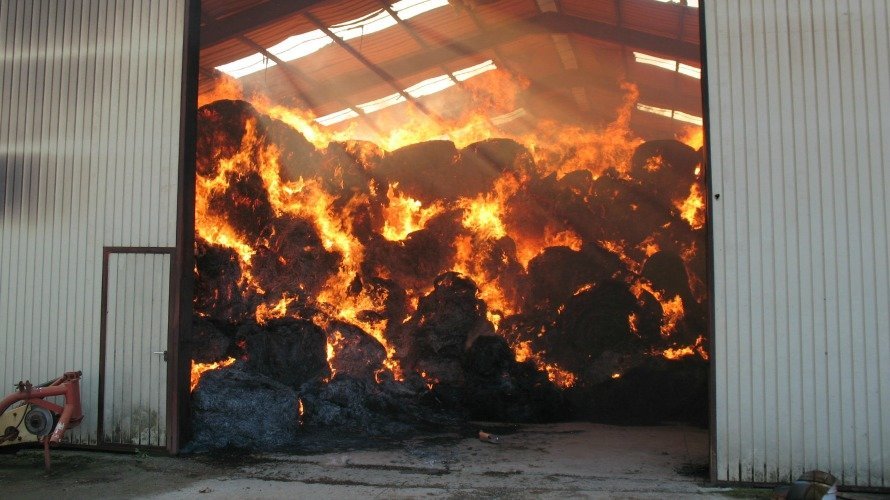 Incendio en Urdiáin. 