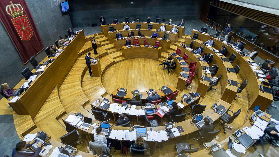 Segundo día del debate sobre el estado de la Comunidad en el Parlamento de Navarra -(40). IÑIGO ALZUGARAY