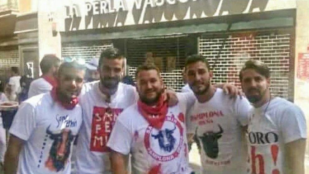 Los cinco detenidos acusados por la violación de San Fermín.