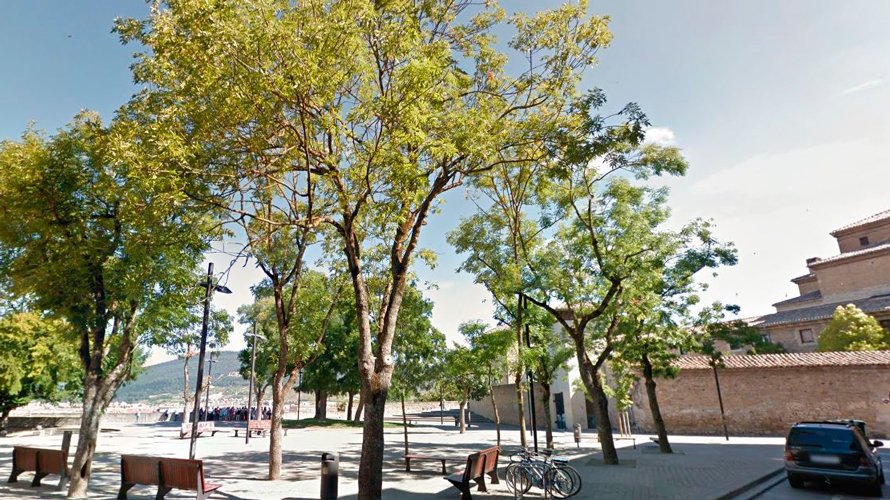 Plaza de la O, en Pamplona, donde ha tenido lugar la agresión a una joven por parte de dos menores.jpg