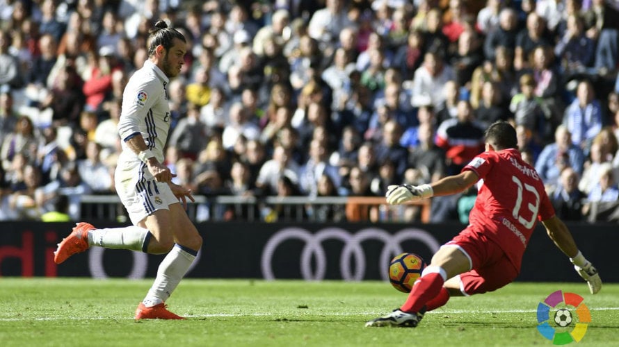 Gareth Bale se deshace del Leganés en el Bernabéu.