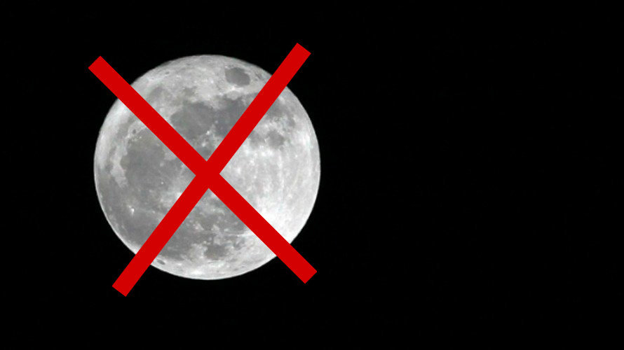 La Superluna finalmente no se verá en Navarra.