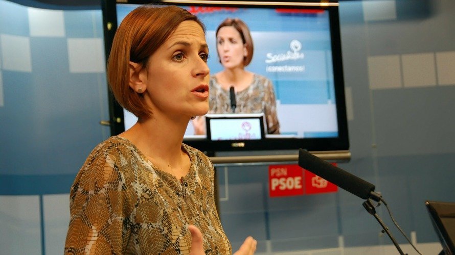 María Chivite, portavoz del PSN en Navarra. 