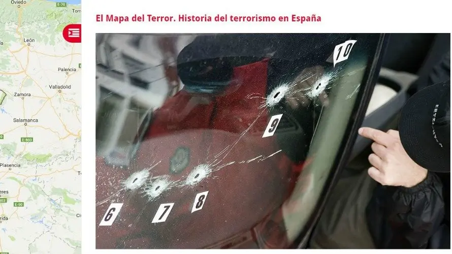 El mapa del terror. COVITE