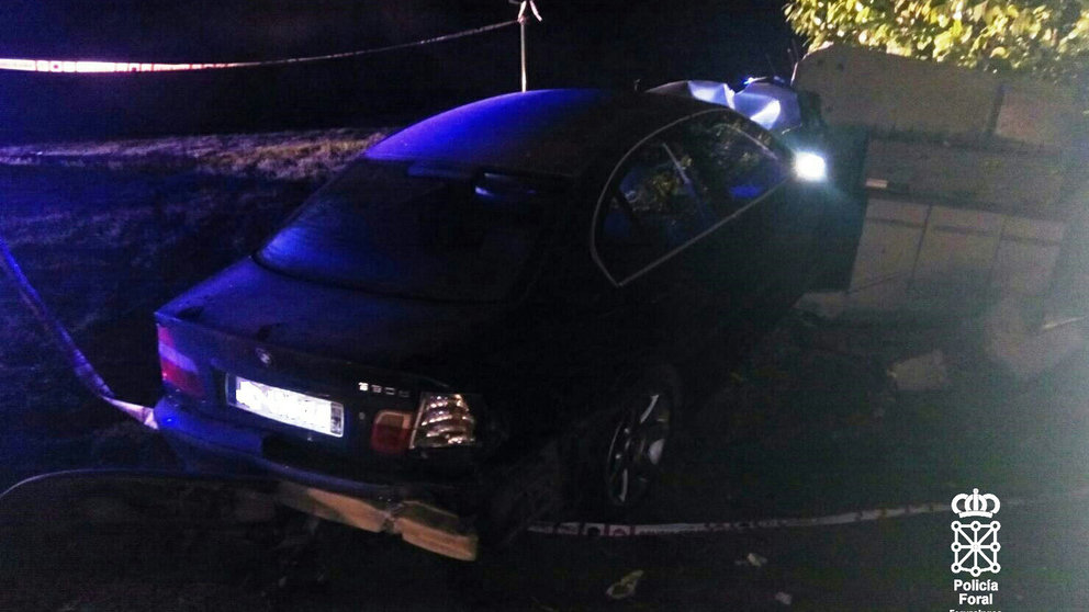 Un accidente de tráfico en Ainhoa (Francia) deja sin luz a Dantxarinea y Urdazubi-Urdax POLICÍA FORAL