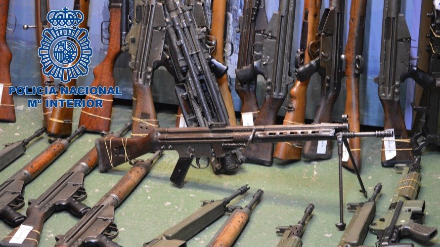 La Policía Nacional ha incautado más de 8.000 armas destinadas a venderse en el mercado negro. 4