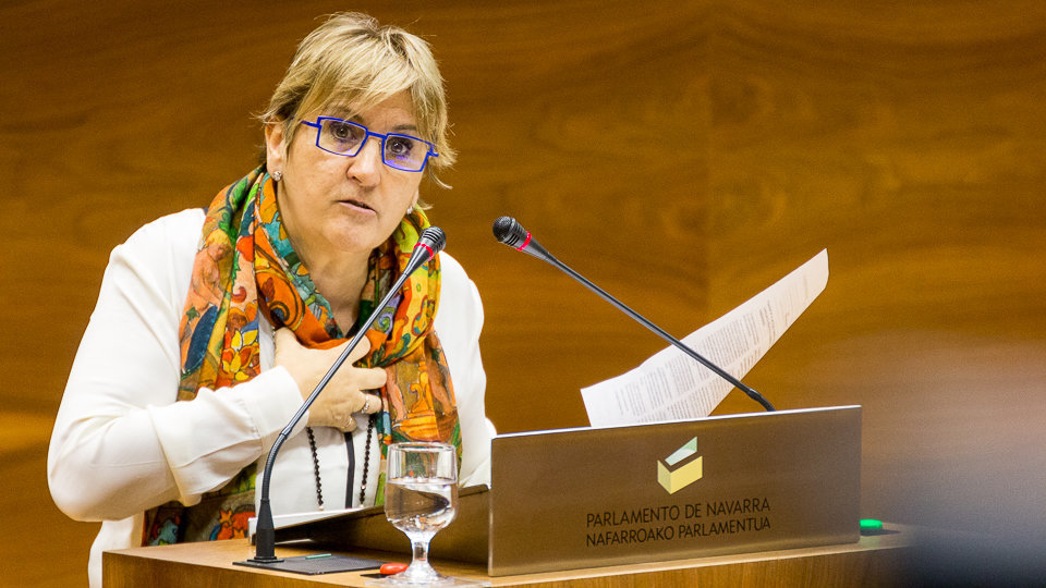 Pleno del Parlamento de Navarra. Marisa de Simón -(4). IÑIGO ALZUGARAY