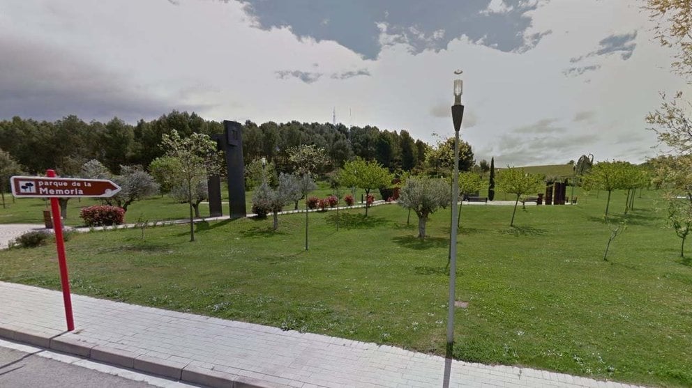 Parque de la Memoria, en Sartaguda, donde se plantará un retoño del Árbol de Gernika.