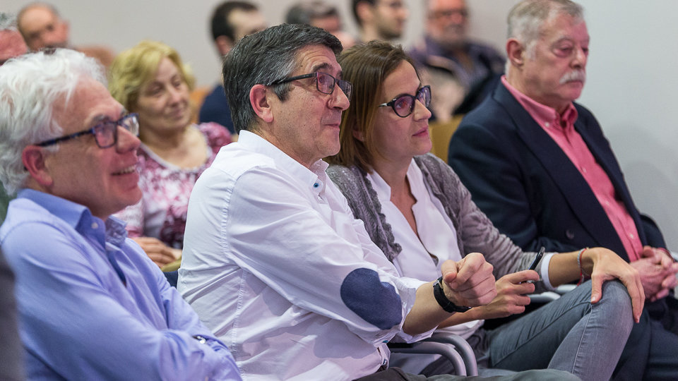 El ex secretario general del PSE-PSOE y ex presidente del Congreso, Patxi Lopez, expone su proyecto para las primarias de su partido (06). IÑIGO ALZUGARAY