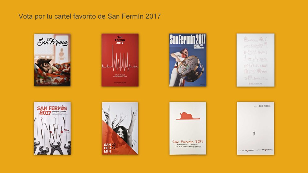 Vota por tu cartel favorito de San Fermín 2017