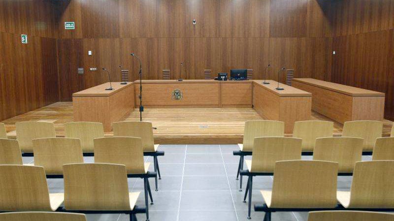 Sala de vistas de un juzgado