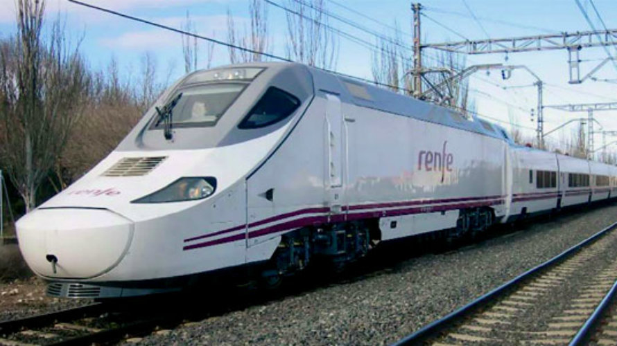 Tren Alvia en el que se desplazará Osasuna.
