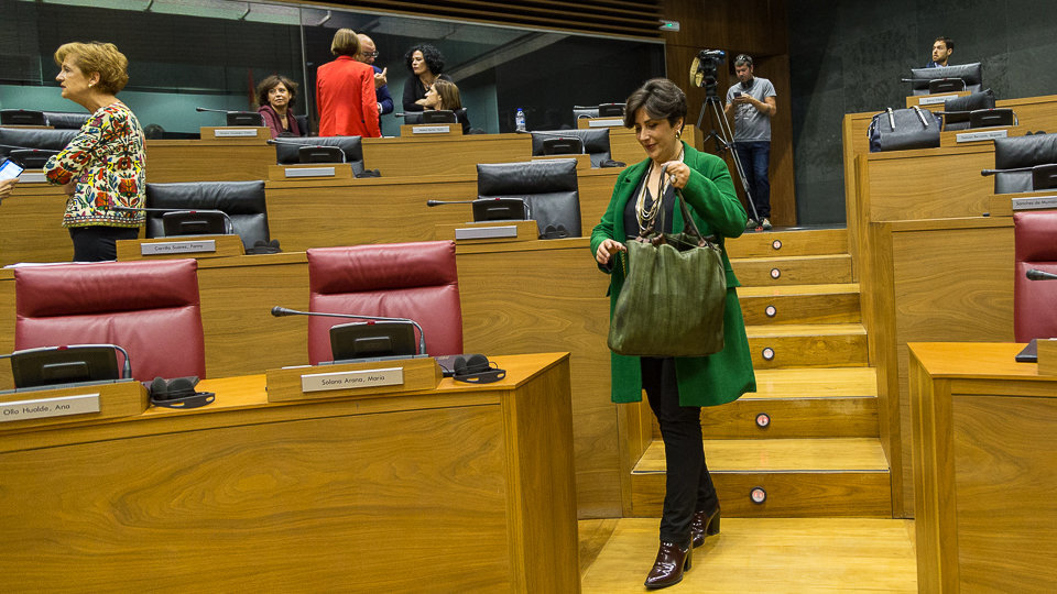 Pleno del Parlamento de Navarra. María Solana (01). IÑIGO ALZUGARAY