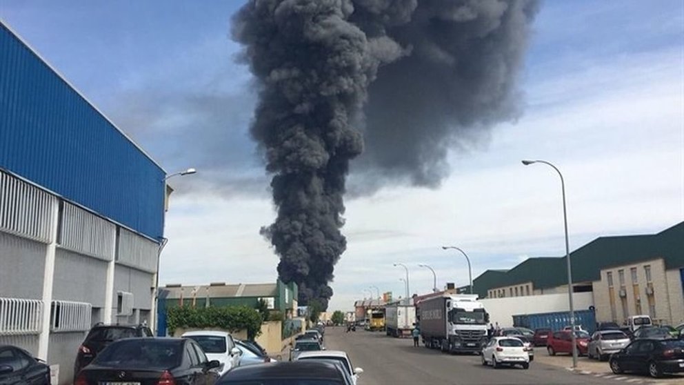 Explosiones en una fábrica de disolventes en Arganda del Rey. Europa Press
