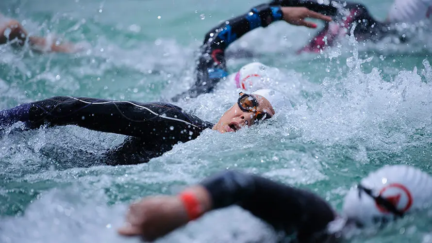 Celebraci&oacute;n del Half Triatl&oacute;n Pamplona que acoge el Campeonato de Espa&ntilde;a. MIGUEL OS&Eacute;S (11)