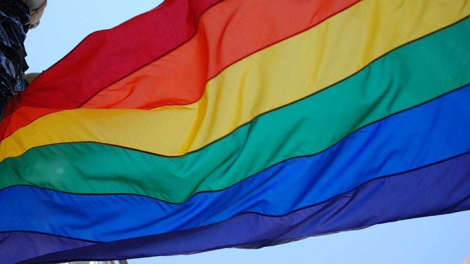 Una bandera gay. ARCHIVO