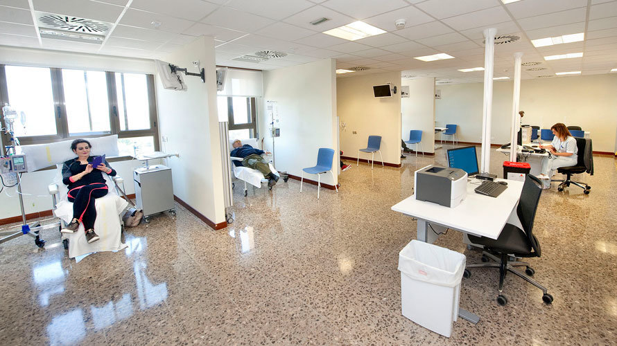 Vista de las instalaciones del Hospital de Tudela.