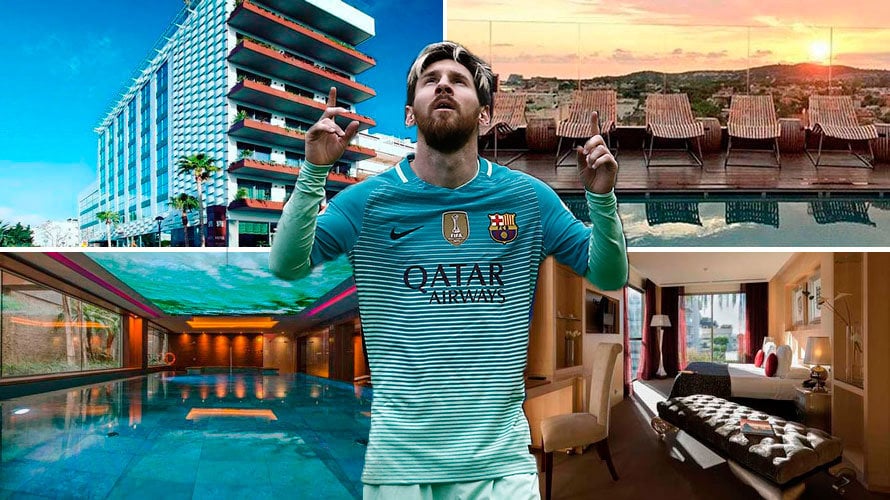 El futbolista del FC Barcelona, Leo Messi, se ha comprado por 30 millones un hotel en Sitges. Fotos Hotel MIM
