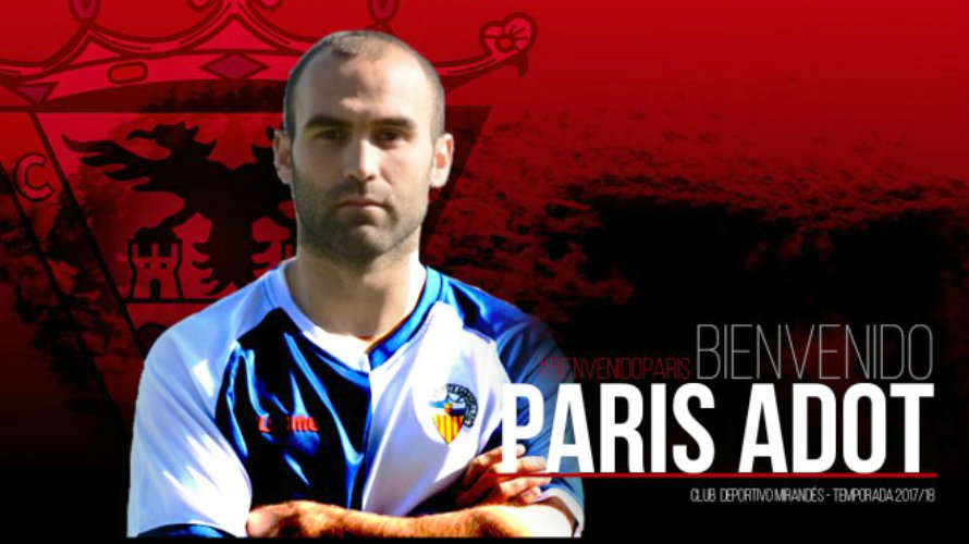 Paris Adot jugará en el Mirandés.