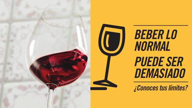 Algunas de las imágenes empleadas en la campaña del Gobierno foral para promover el consumo moderado de alcohol GN