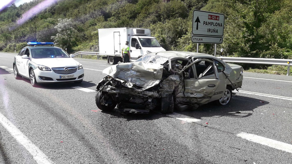 Un hombre hombre ha muerto en un accidente de tráfico ocurrido en Etuláin. CEDIDA