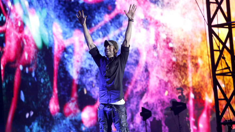 Imagen de Enrique Iglesias durante uno de sus conciertos EUROPA PRESS