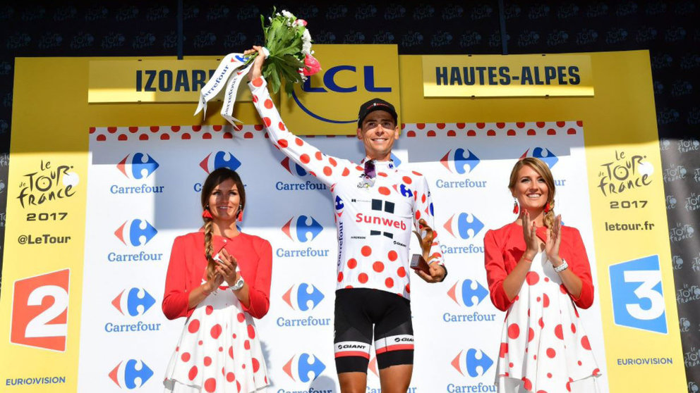 El ciclista francés Warren Barguil ha ganado la decimoctava etapa del Tour de Francia en la ascensión a Izoard TWITTER TOUR DE FRANCE