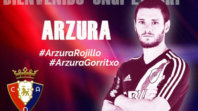 Arzura, nuevo centrocampista en Osasuna
