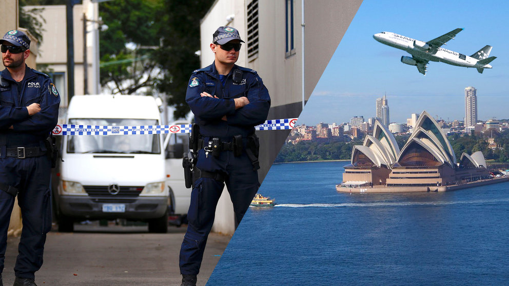 Detenidos 4 terroristas en Sidney que planeaban atentar contra un avión