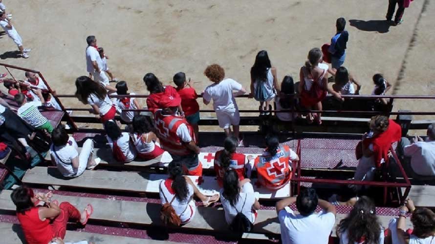 Despliegue de Cruz Roja en Carcastillo. CRUZ ROJA
