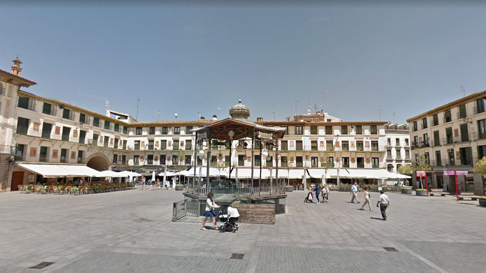 Imagen de la Plaza de los Fueros de Tudela ARCHIVO