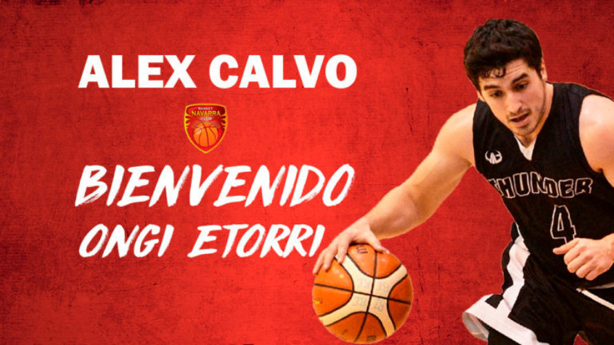 Álex Calvo regresa al Basket Navarra.