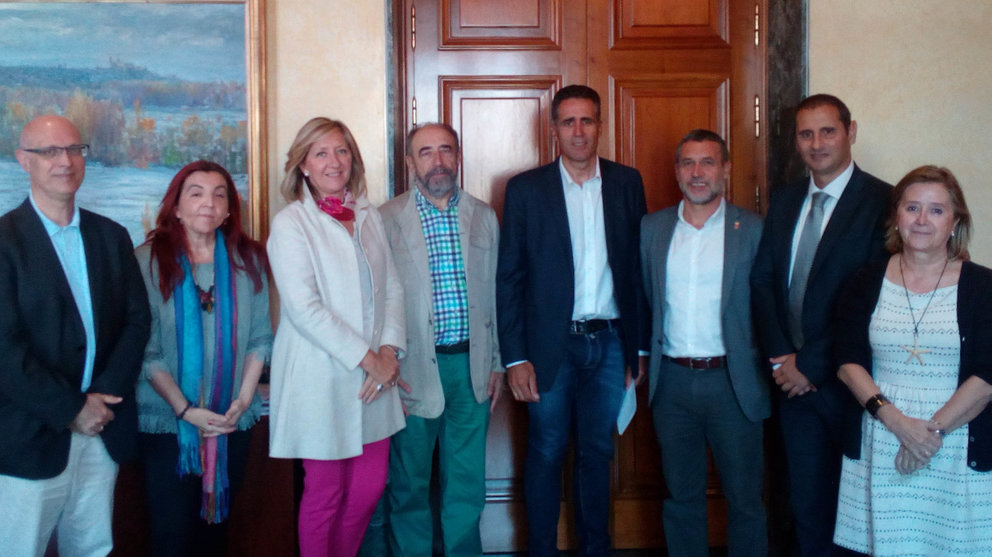 Los miembros del jurado del XV Premio Navarra a la Solidaridad CEDIDA
