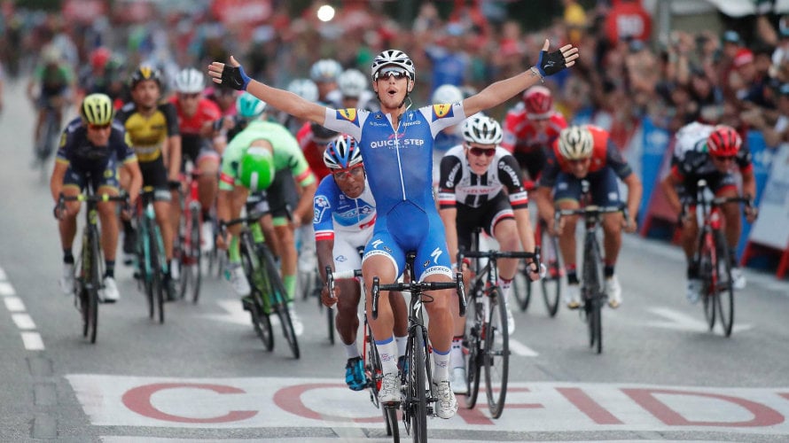 Matteo Trentin se lleva la última etapa. Foto Facebook La Vuelta.