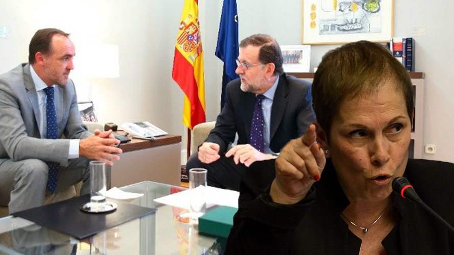 Barkos acusa a UPN y PP de que el Gobierno de España haya asumido íntegramente la definición del proyecto del TAV para Navarra FOTOMONTAJE