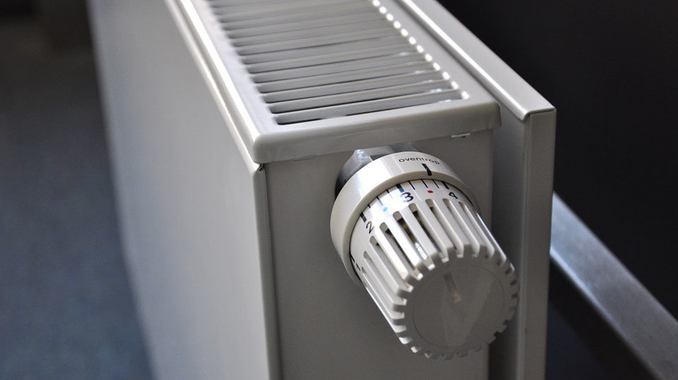 Un radiador en una imagen de archivo