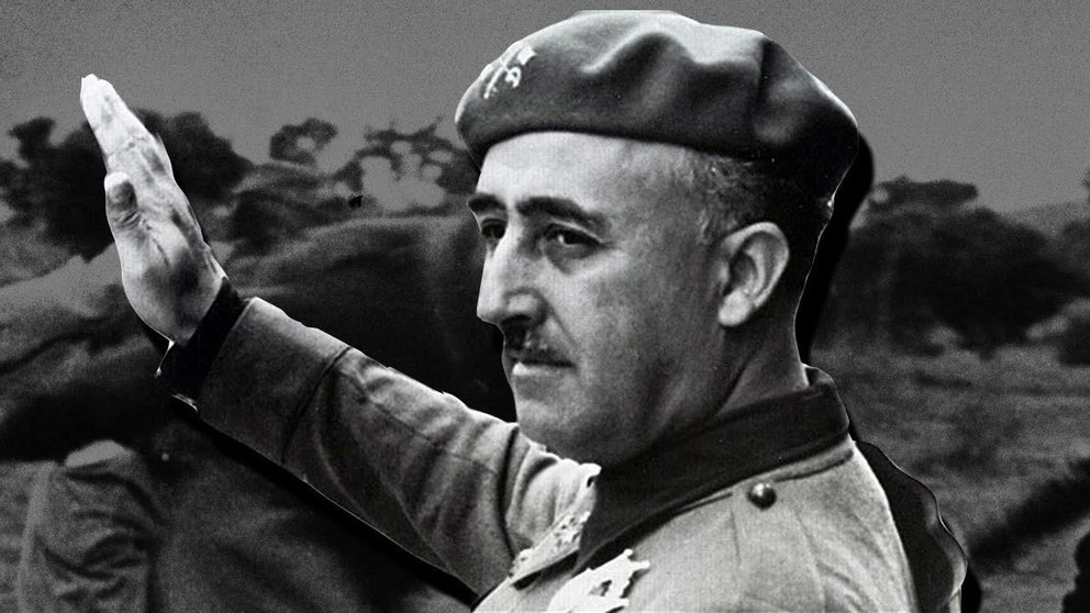 El dictador Francisco Franco..