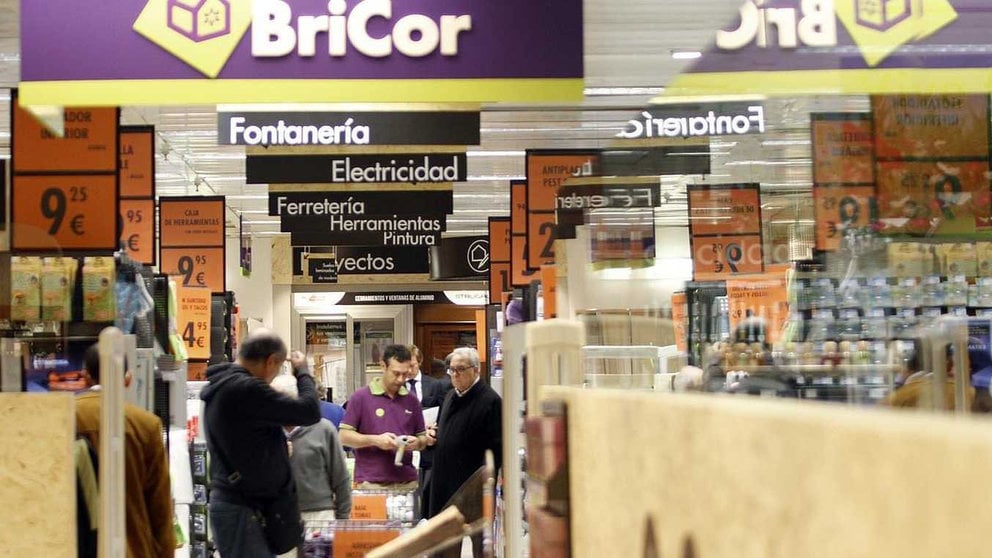 Imagen de una tienda de Bricor, el comercio de el grupo El Corte Inglés especializado en bricolaje